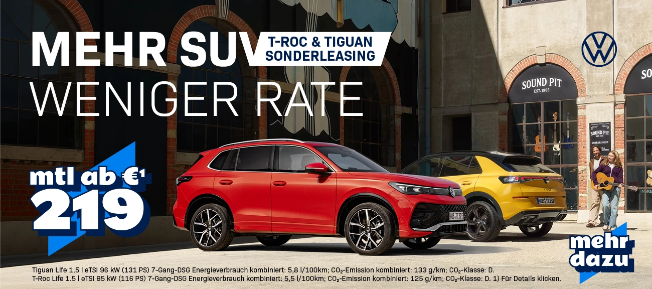 T-Roc und Tiguan